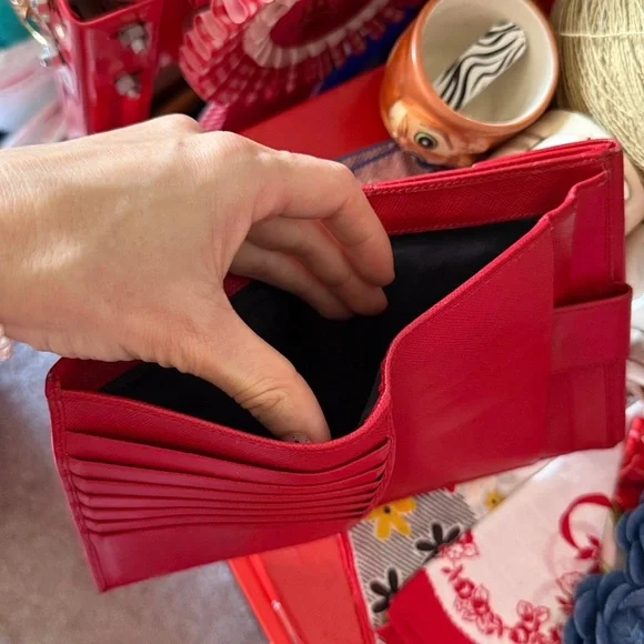 Prada Scarlet Red Wallet - Picture 3 of 17